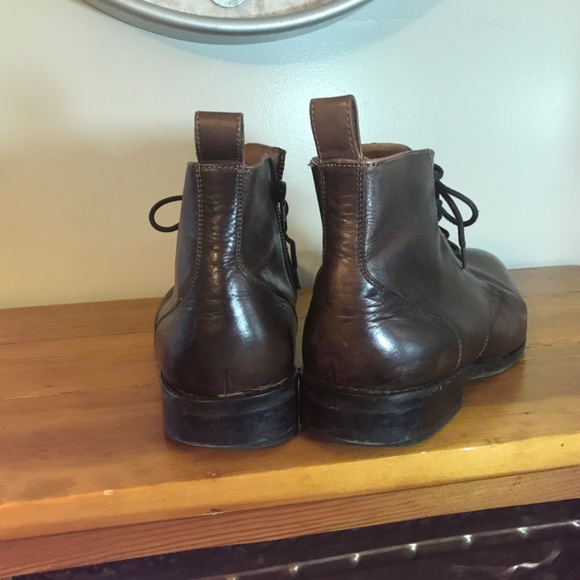 Bocage innovation brown leather ankle boots main image 16